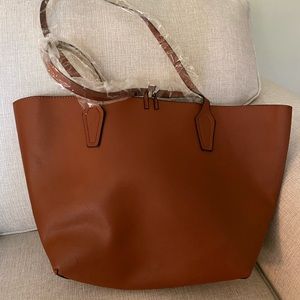 Leather like brand new tote